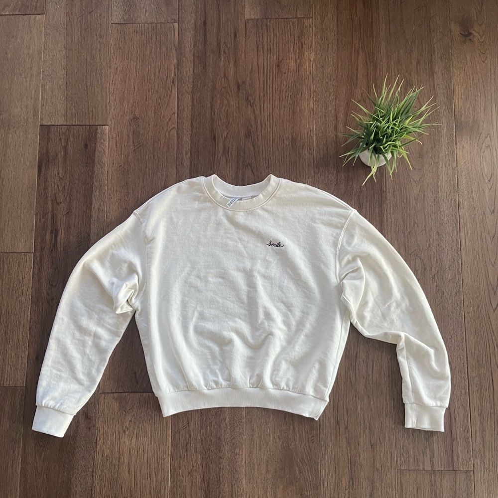 H&M “Smile” Crewneck